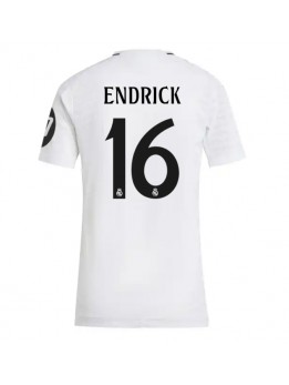 Real Madrid Endrick #16 Zenski Domaci Dres 2024-25 Kratak Rukavima